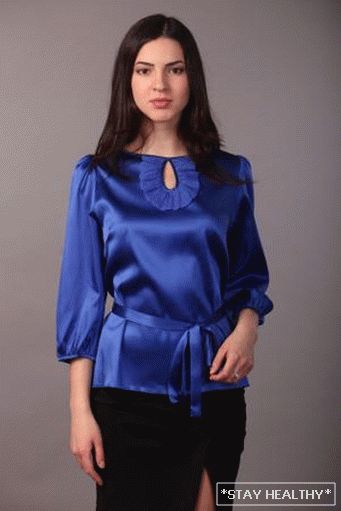 Modne satenske bluze: modeli i stilovi