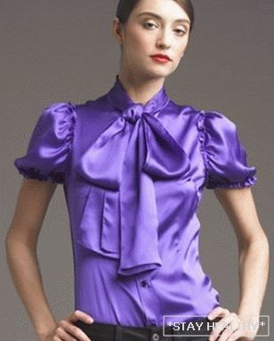 Modne satenske bluze: modeli i stilovi