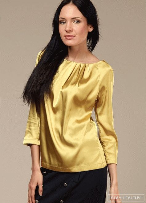 Modne satenske bluze: modeli i stilovi