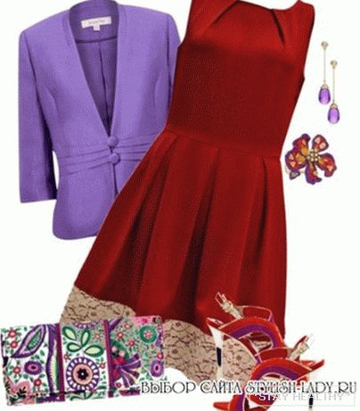 Šta nositi sa ljubičastom bojom пиджак